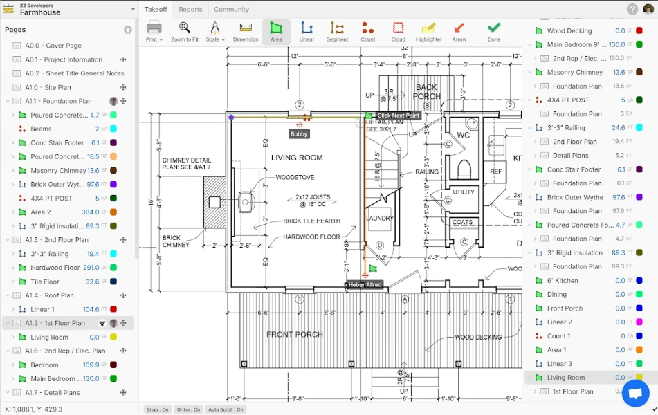 zzTakeoff product interface